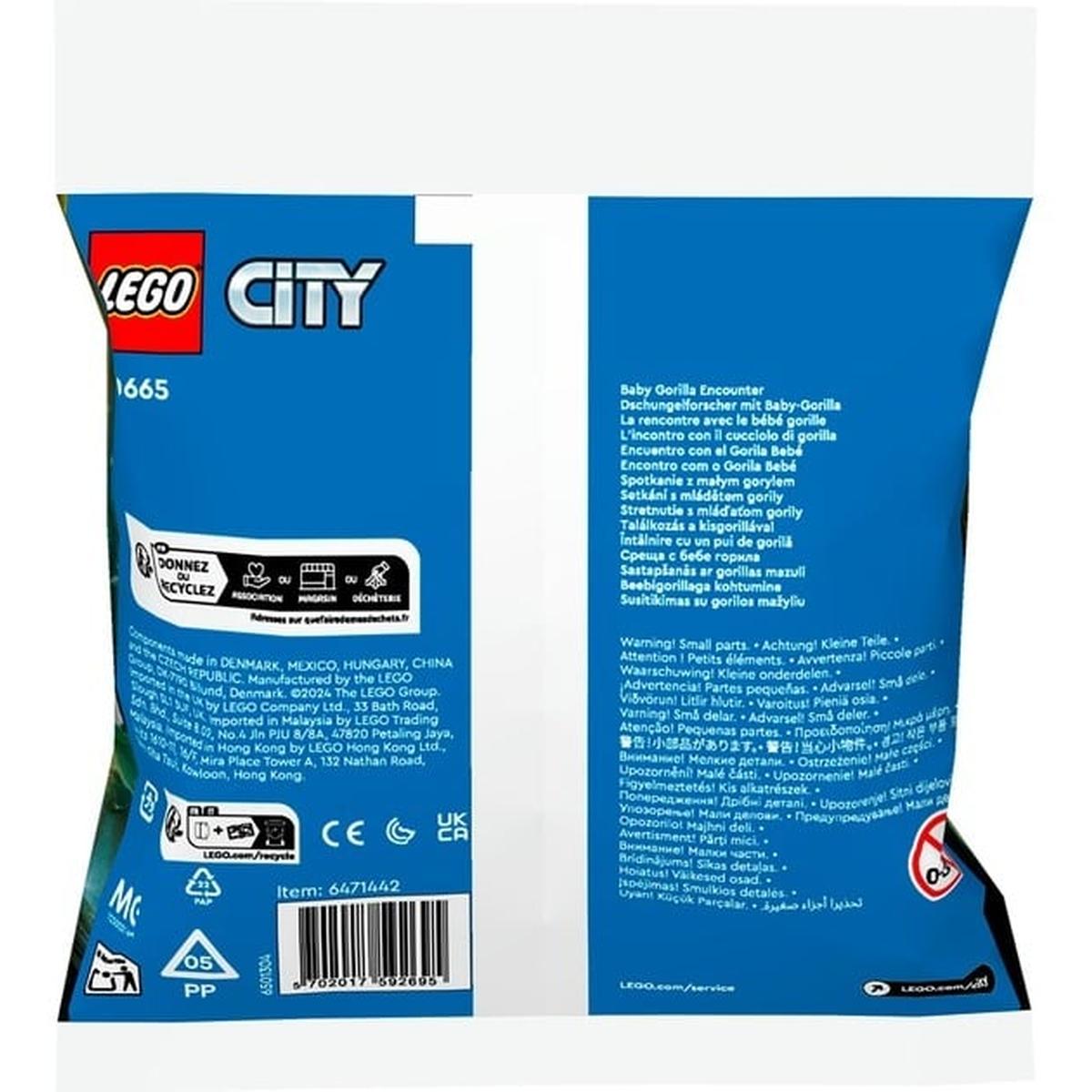 LEGO City - Dschungelforscher mit Baby-Gorilla (30665)