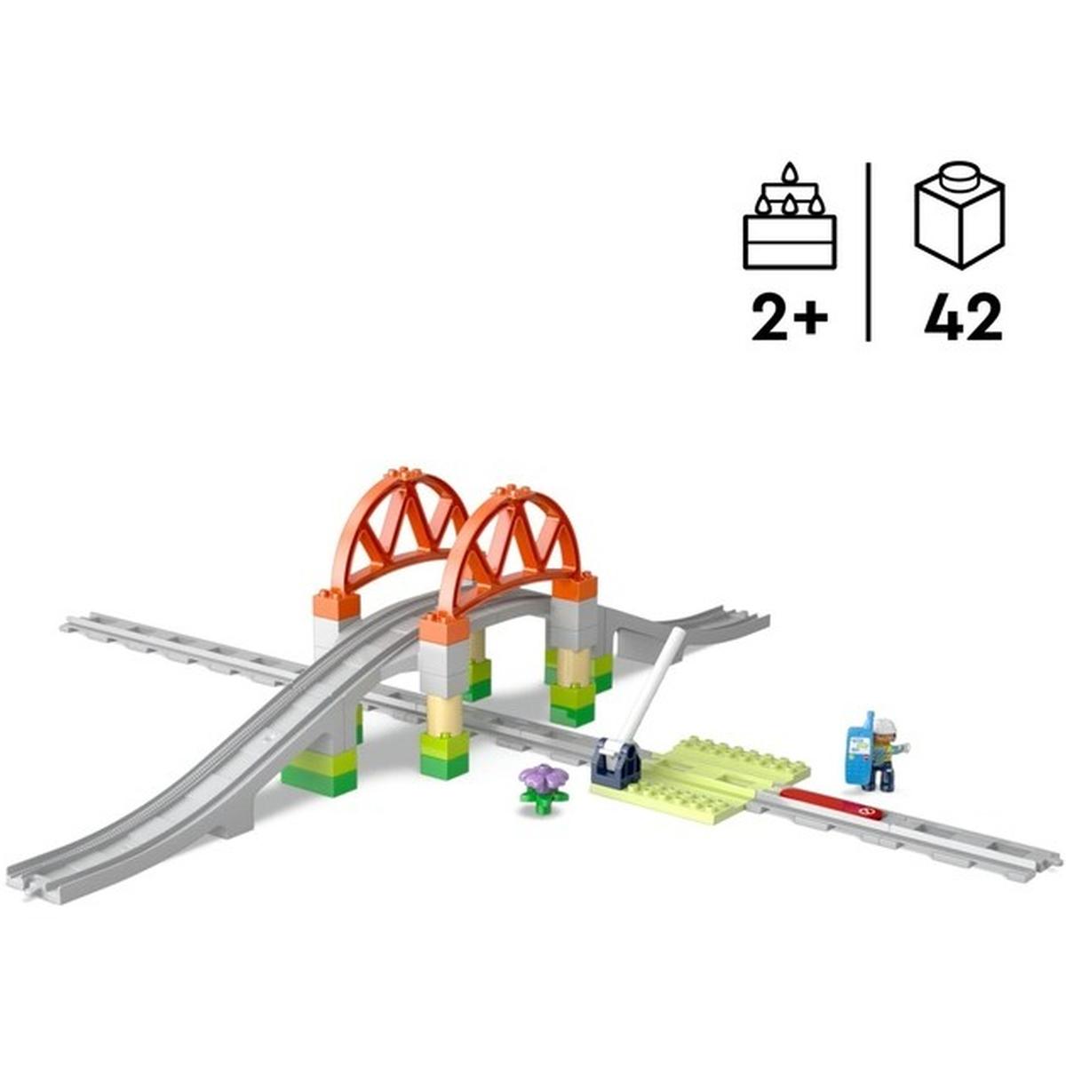 LEGO DUPLO - Eisenbahnbrücke und Schienen (10426)