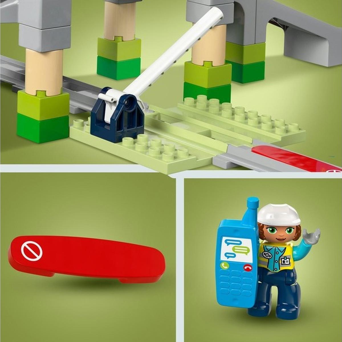 LEGO DUPLO - Eisenbahnbrücke und Schienen (10426)