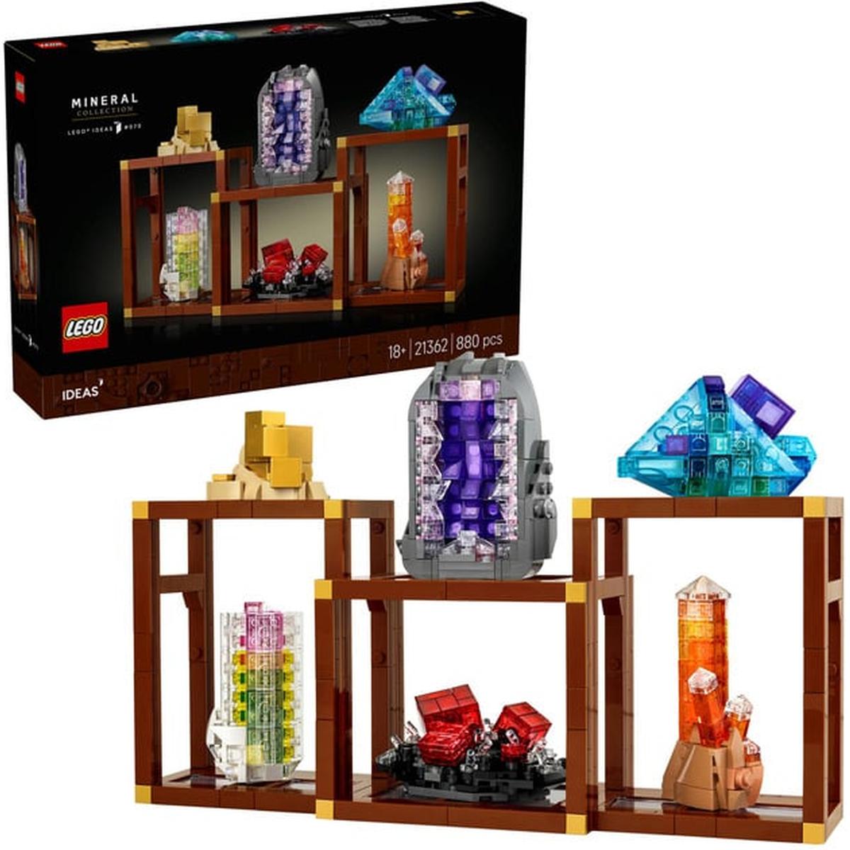 LEGO Ideas Mineraliensammlung