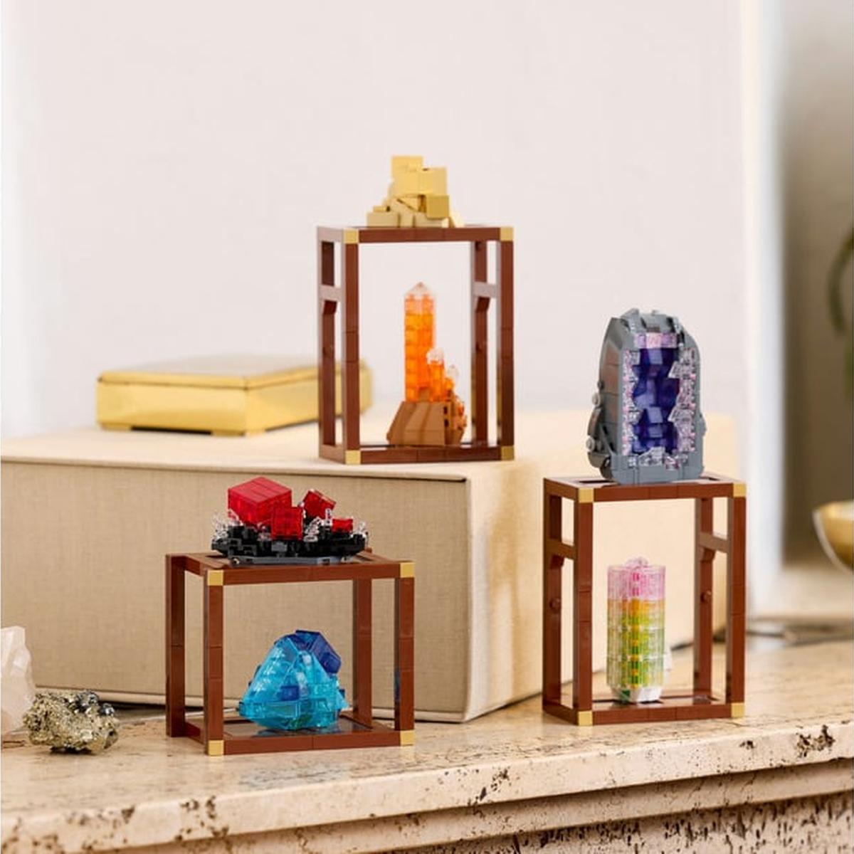 LEGO Ideas Mineraliensammlung