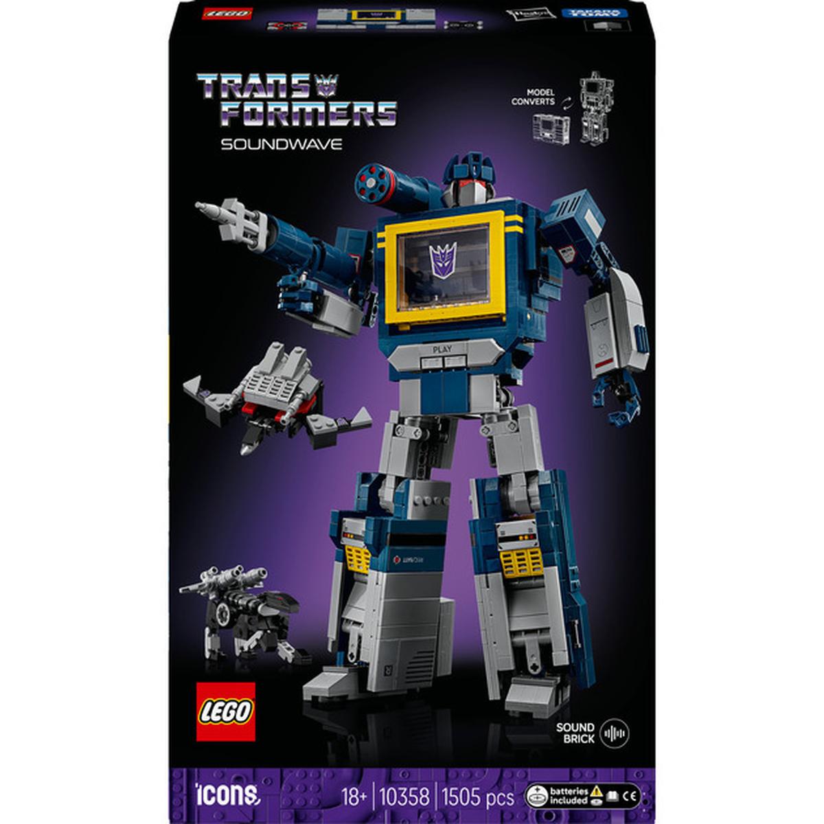 LEGO Icons - Transformers: Soundwave (10358)