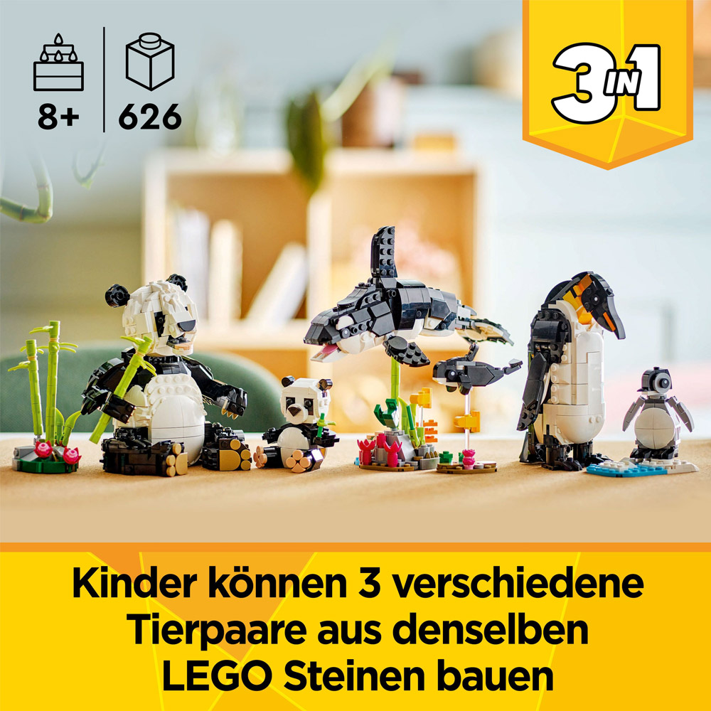 LEGO Creator 3in1 - Wilde Tiere: Pandafamilie (31165)
