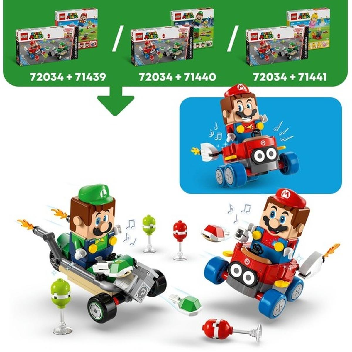 LEGO Super Mario Mario Kart - Baby Mario vs. Baby Luigi (72034)