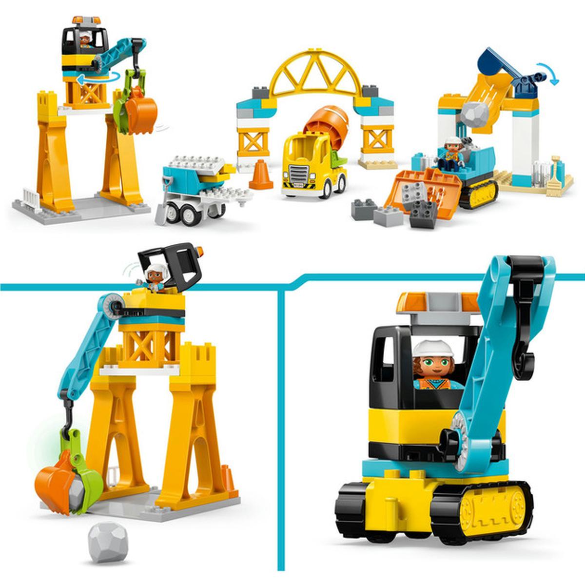 LEGO Duplo Baustelle und Baufahrzeuge 3-in-1 (10476)