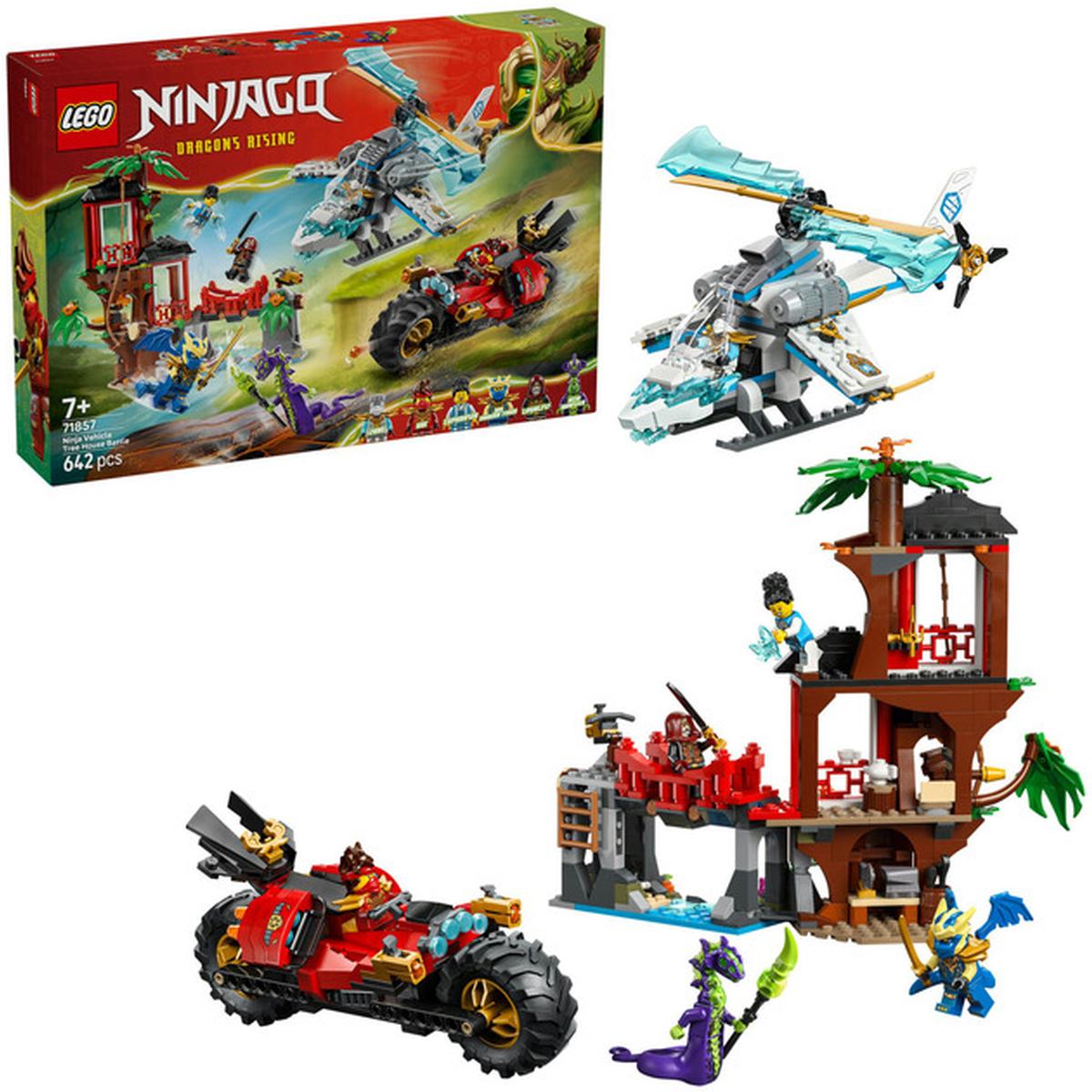 LEGO Ninjago - Die Hütte und die Fahrzeuge der Ninjas (71857)