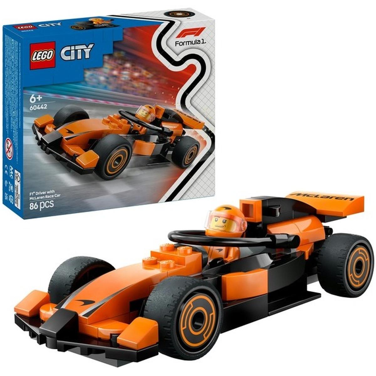LEGO City - F1 Rennfahrer mit McLaren Rennauto (60442)
