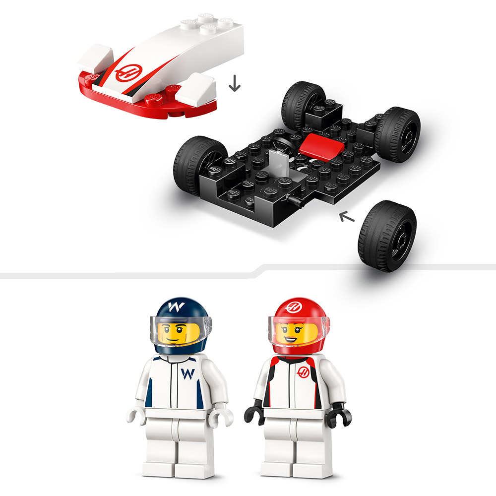 LEGO City - F1 Williams Racing und Haas F1 Rennautos (60464)