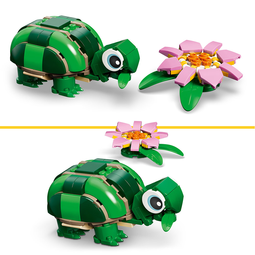LEGO Creator 3-in-1 Die Schildkröte und die Seerosenblüte (31377)