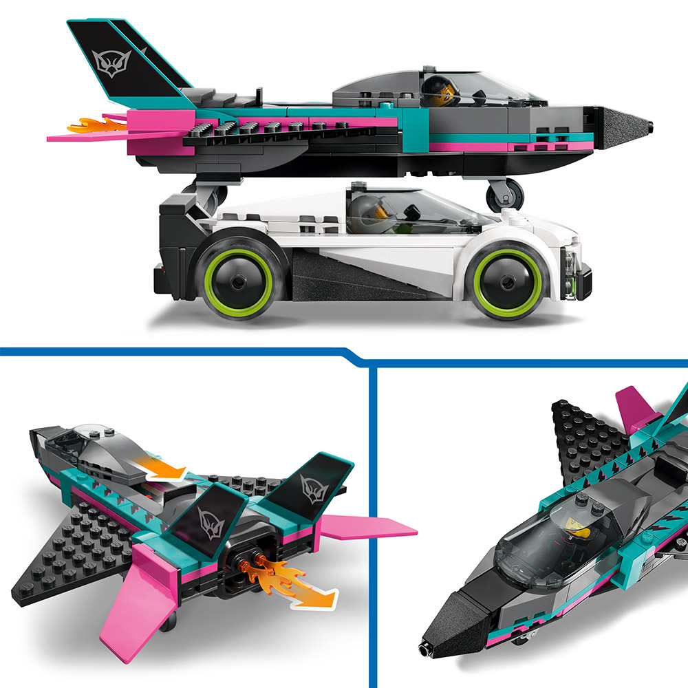 LEGO City Düsenflieger vs. Rennauto (60489)