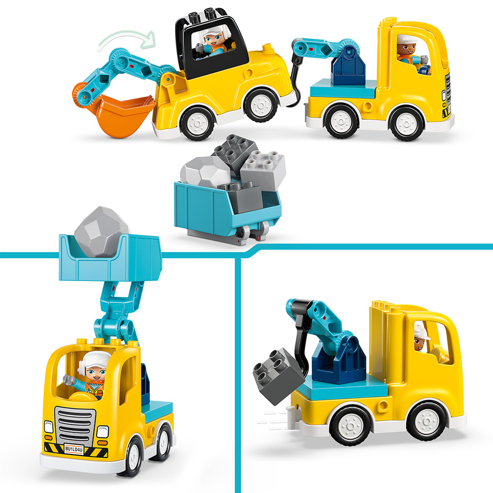 LEGO DUPLO 3-in-1 Baufahrzeuge (10475)