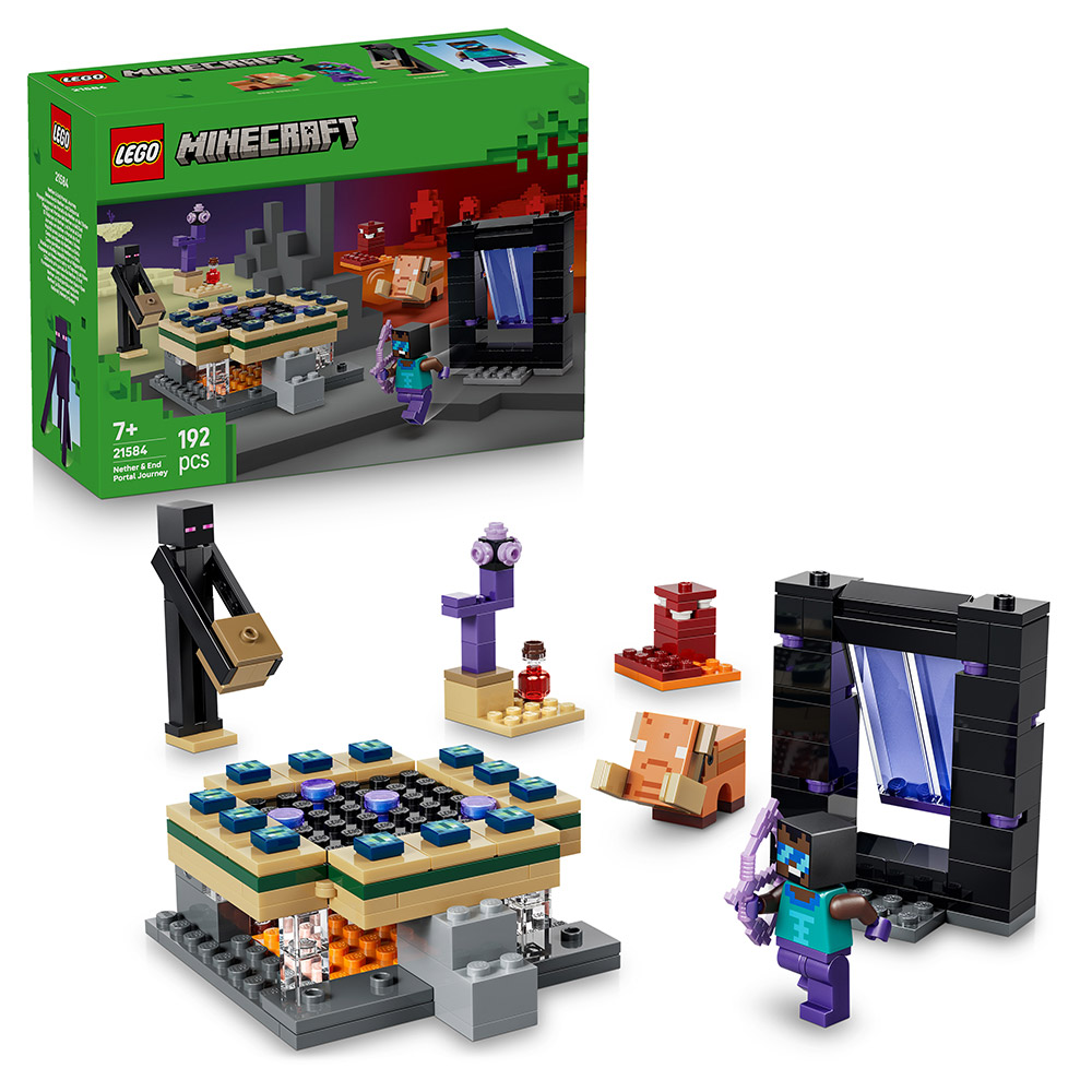 LEGO Minecraft Reise durch Nether und Endportal (21584)
