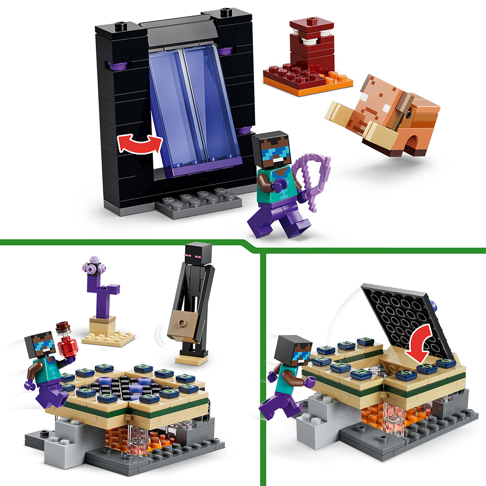 LEGO Minecraft Reise durch Nether und Endportal (21584)