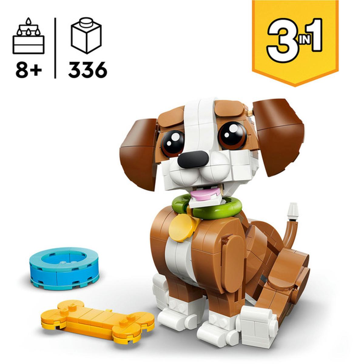 LEGO Creator 3-in-1 Niedliche Tiere: Verspielter Welpe (31382)