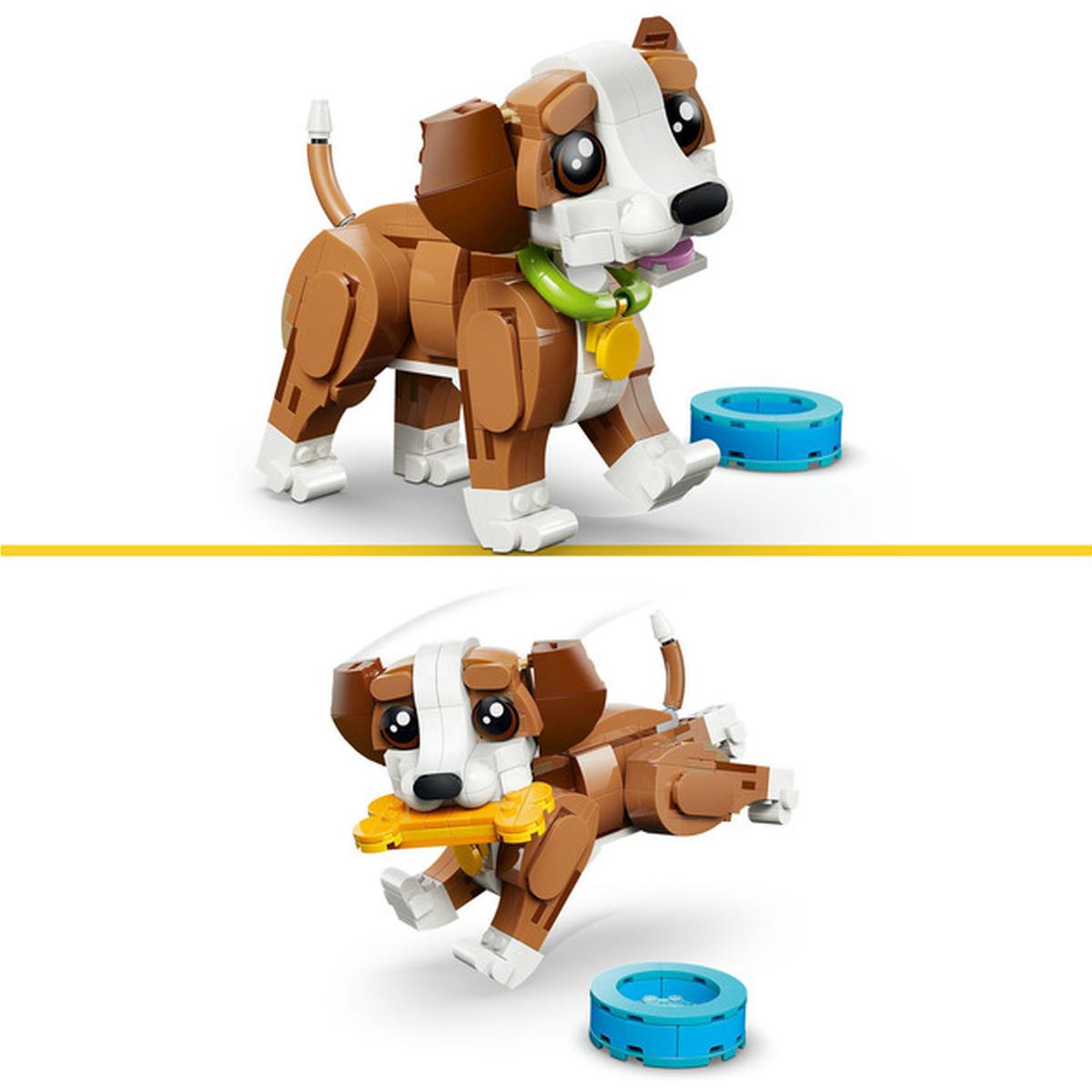 LEGO Creator 3-in-1 Niedliche Tiere: Verspielter Welpe (31382)