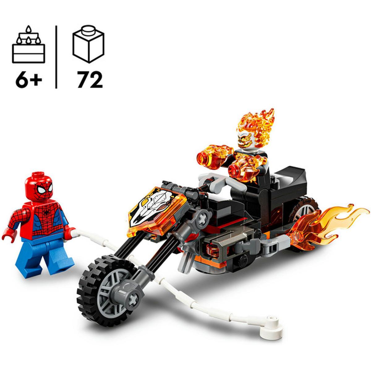 LEGO Marvel Spider-Man vs. Ghost Rider auf seinem Motorrad (76335)