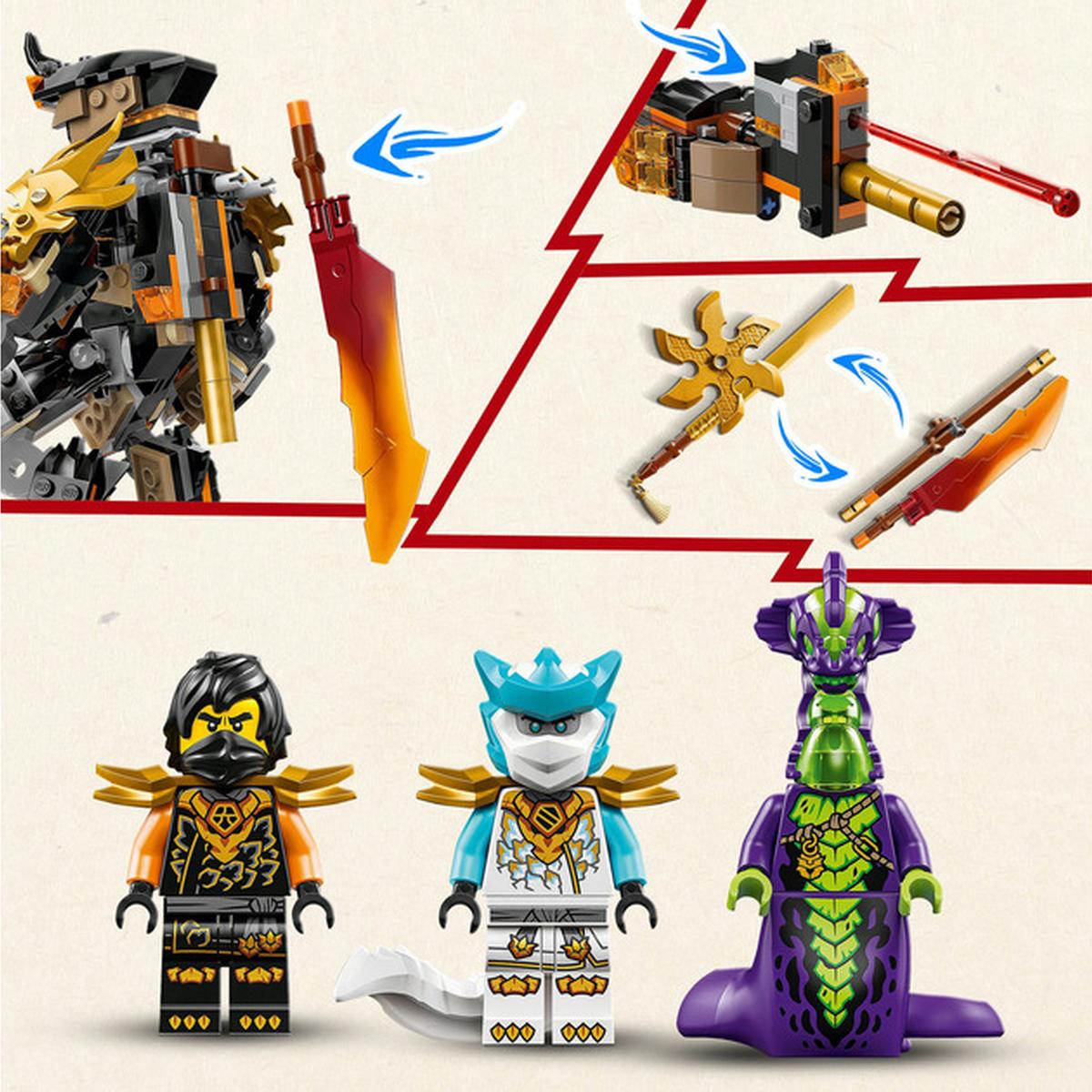 LEGO NINJAGO Coles Action-Mech und Drachen-Zane (71854)