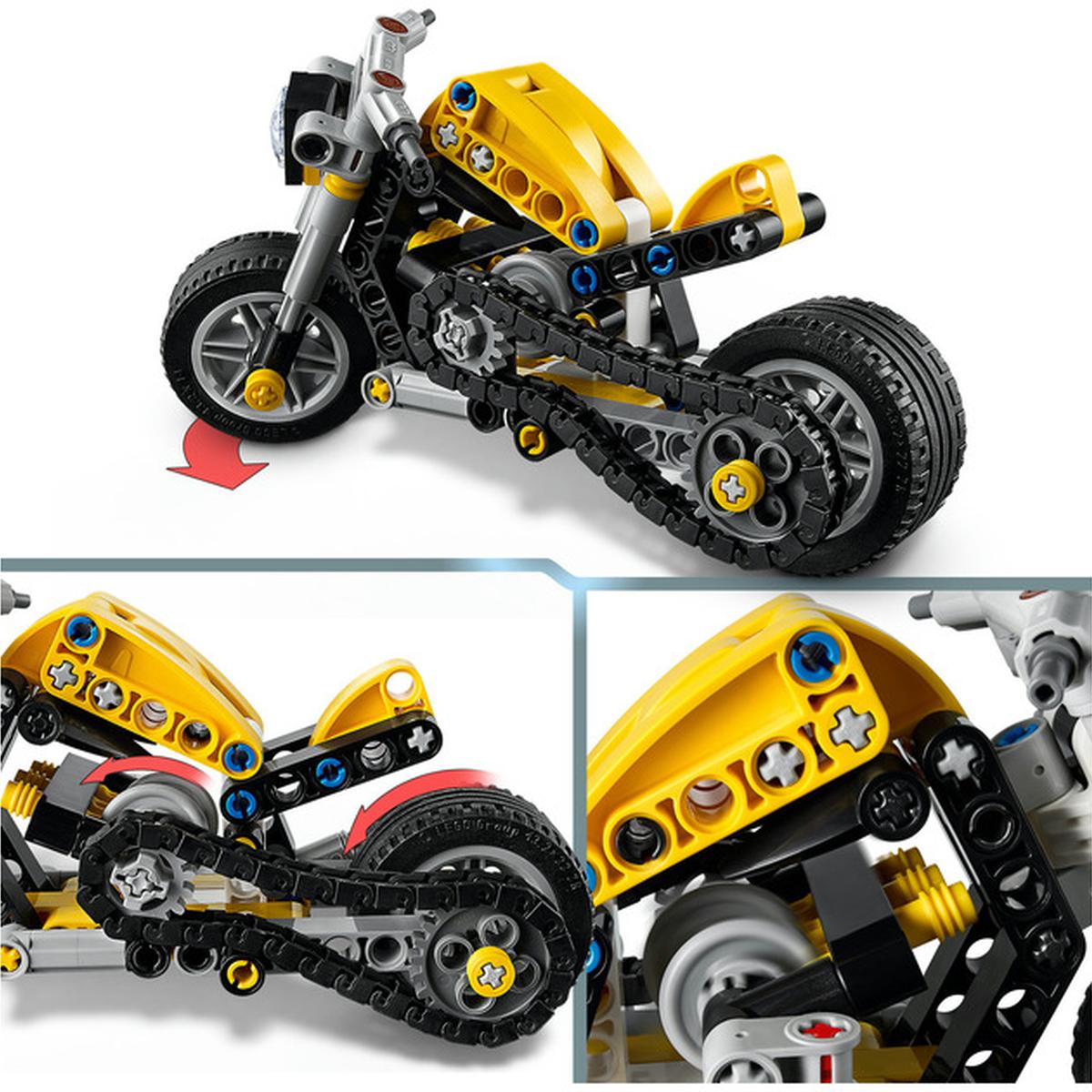 LEGO Technic - Gelbes Motorrad (42225)
