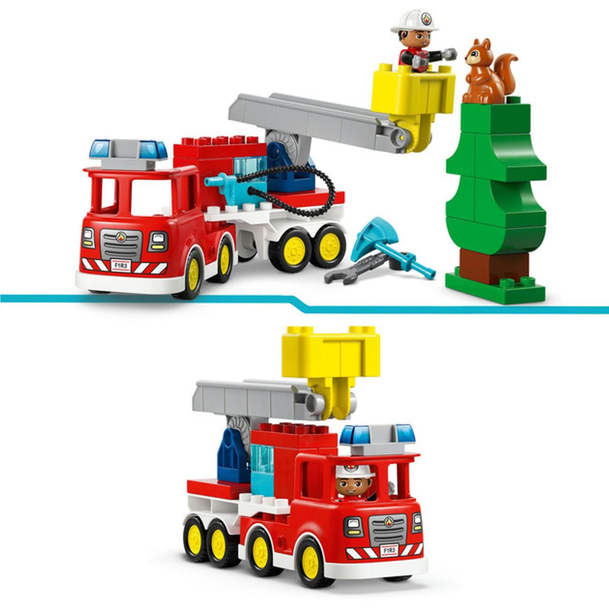 LEGO DUPLO - Löschauto mit Schlauch und Feuerwehrmann (10473)