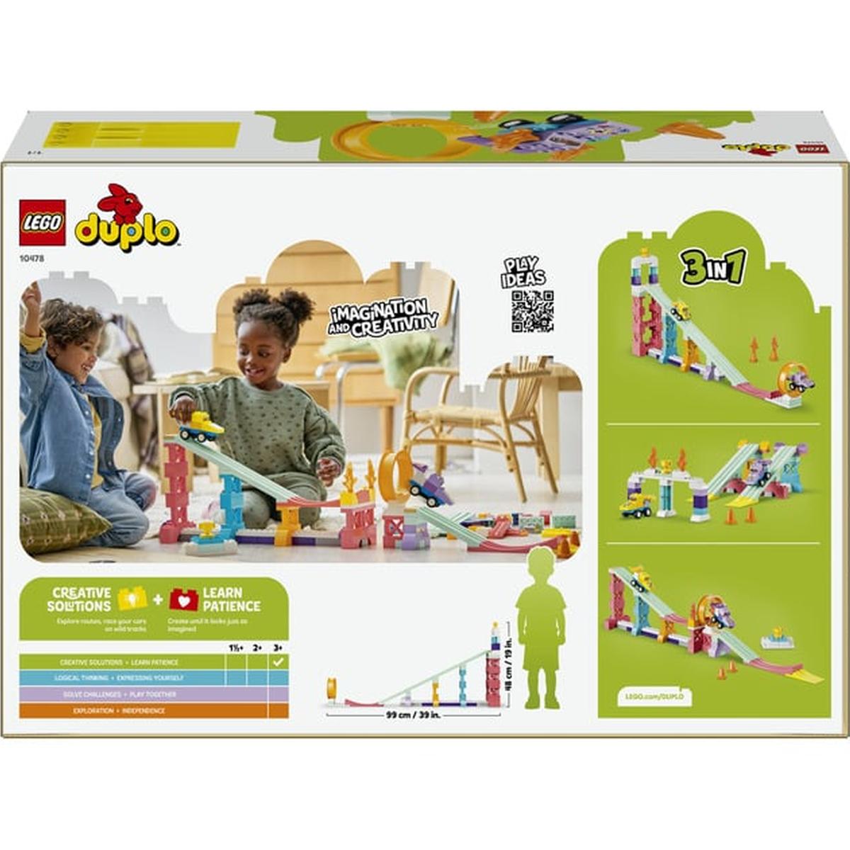 LEGO DUPLO - Kreative Sprungschanzen mit kleinen Flitzern (10478)
