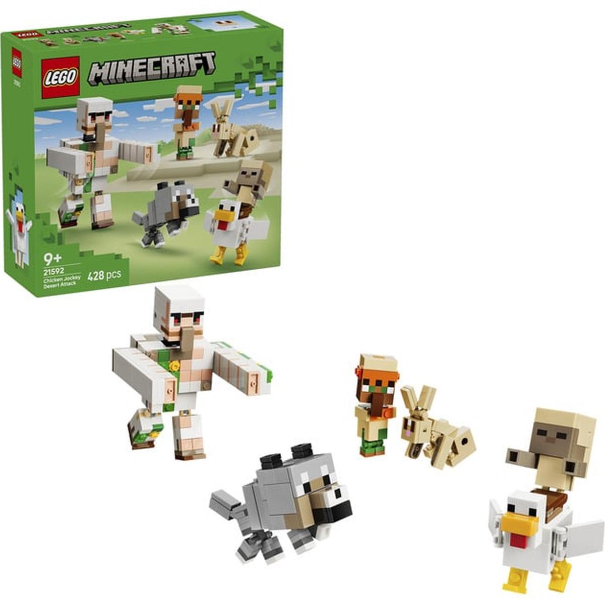 LEGO Minecraft - Angriff des Hühnerreiters in der Wüste (21592)