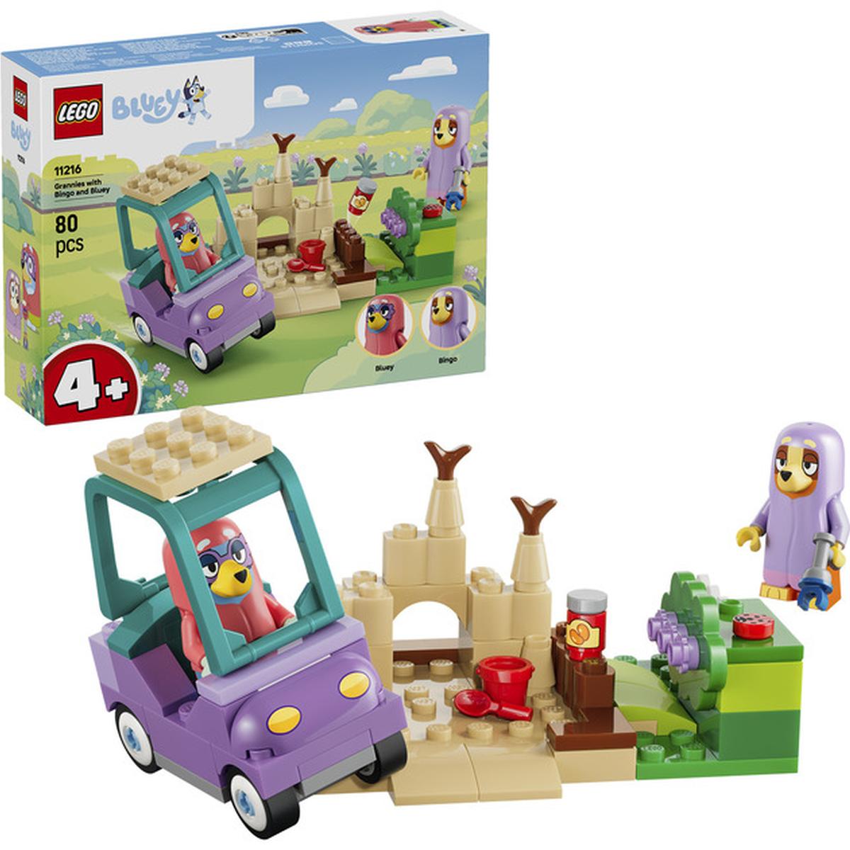LEGO Bluey - Omas mit Bingo und Bluey (11216)