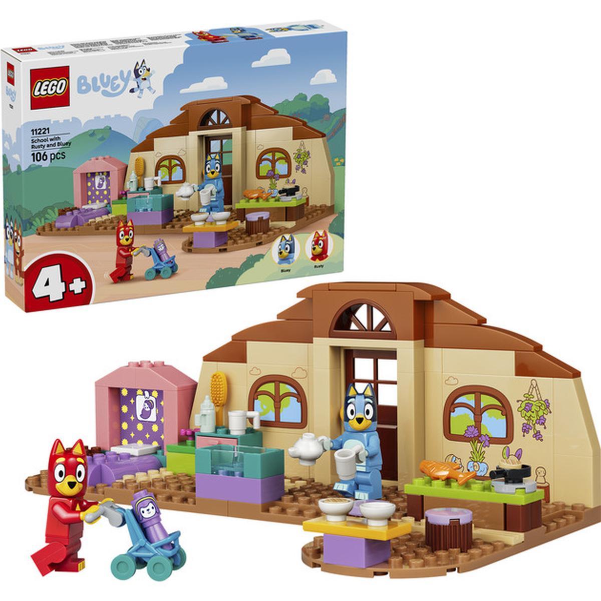 LEGO Bluey - Schule mit Rusty und Bluey (11221)