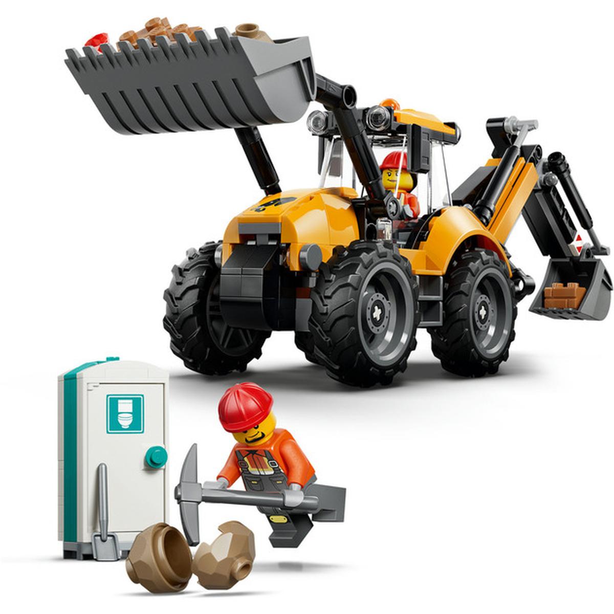 LEGO City - Gelber Baggerlader (60480)