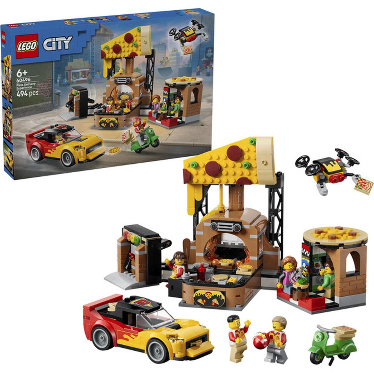 LEGO City - Pizza-Liefererlebnis mit Fahrzeugen (60496)