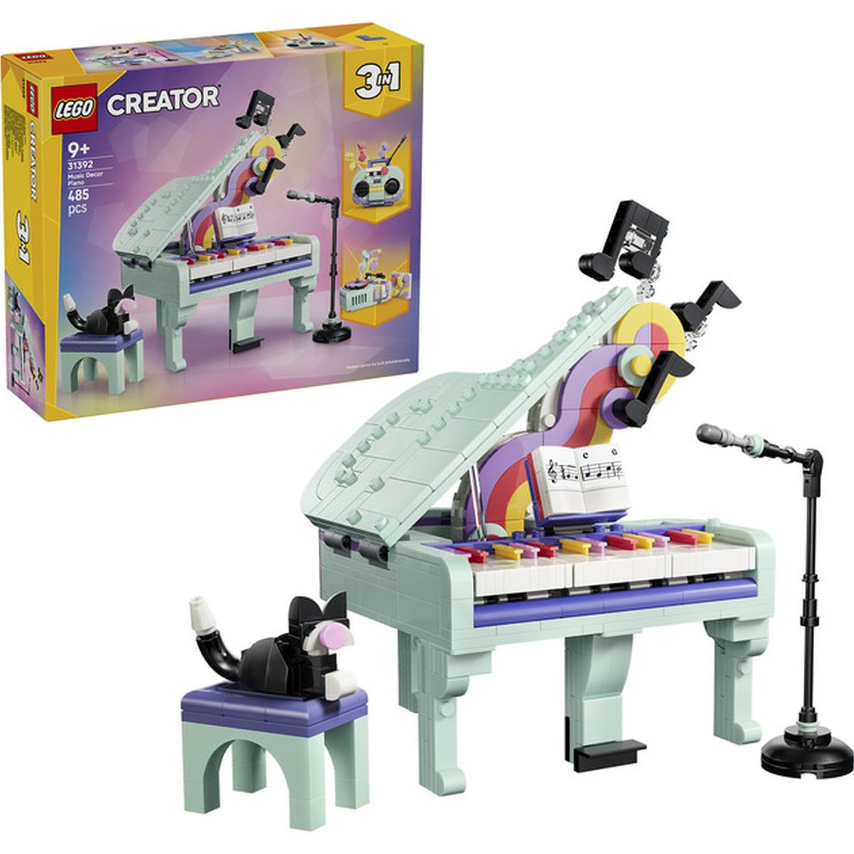 LEGO Creator - Deko-Klavier mit Katze (31392)