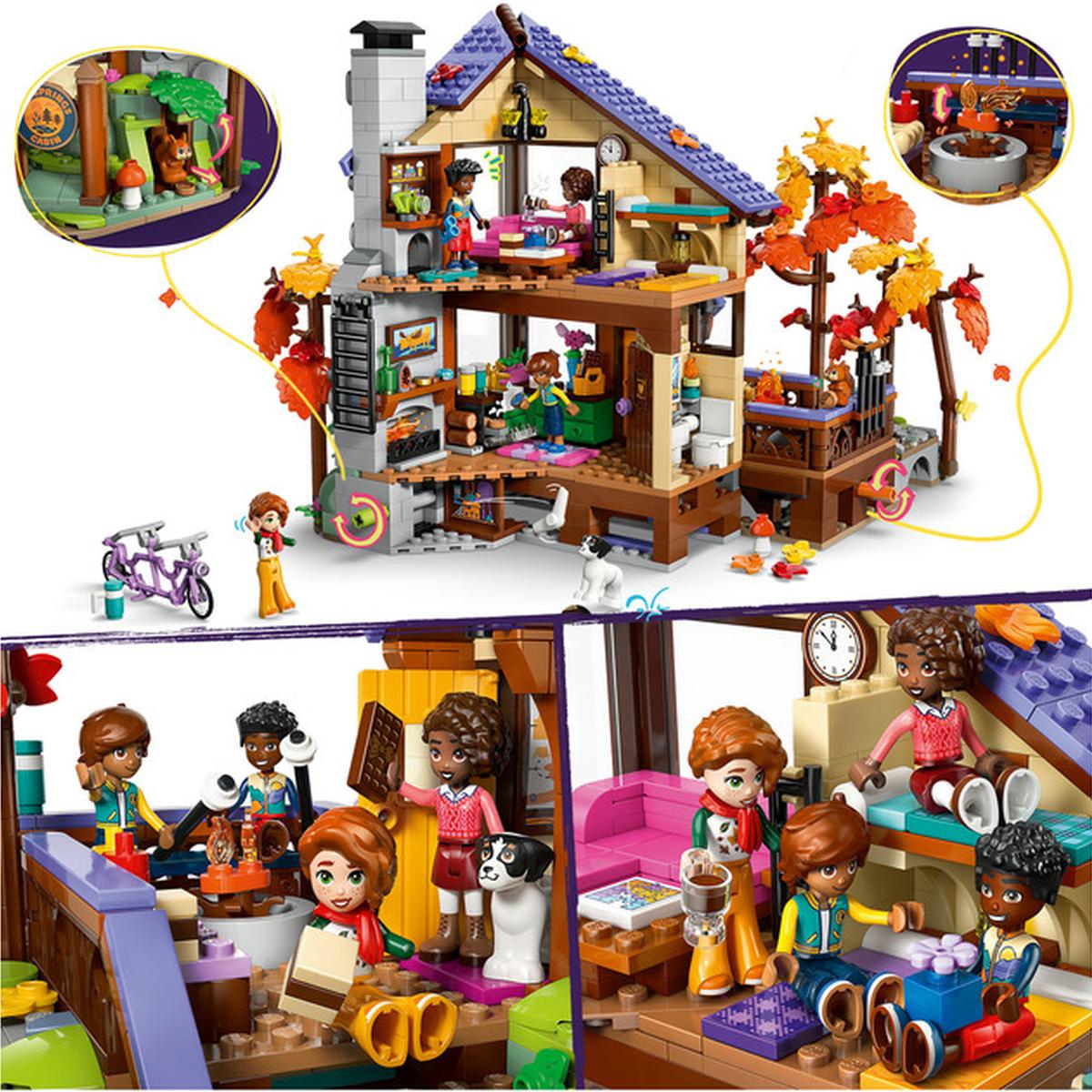 LEGO Friends - Gemütliche Hütte im Herbstwald (42705)