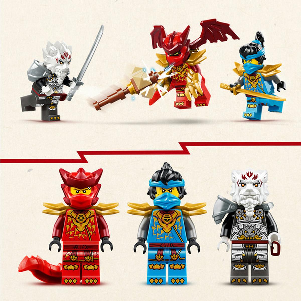 LEGO NINJAGO - Zilvar auf seinem Drachentier Grimtak (71863)