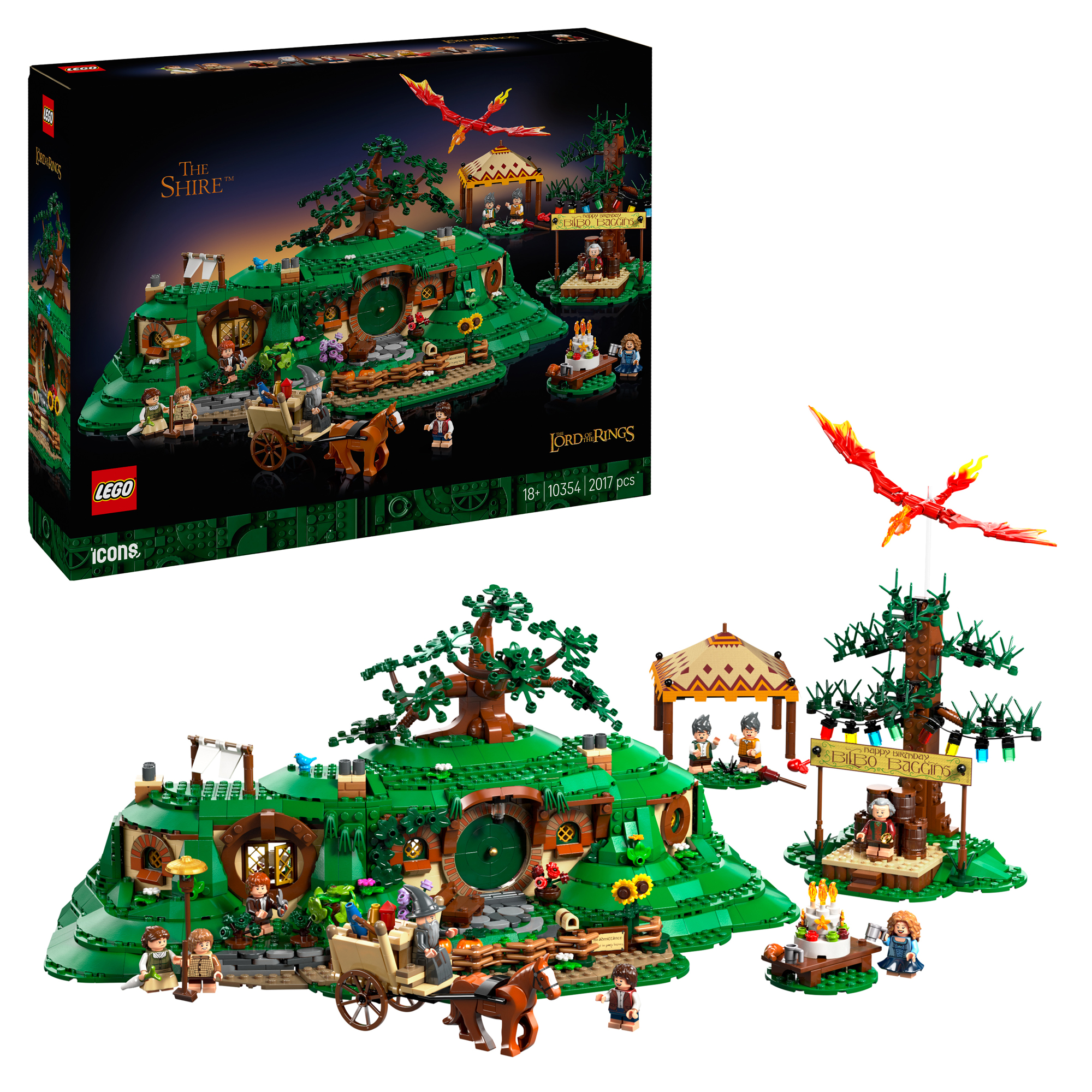 LEGO Icons - Der Herr der Ringe: Das Auenland (10354)