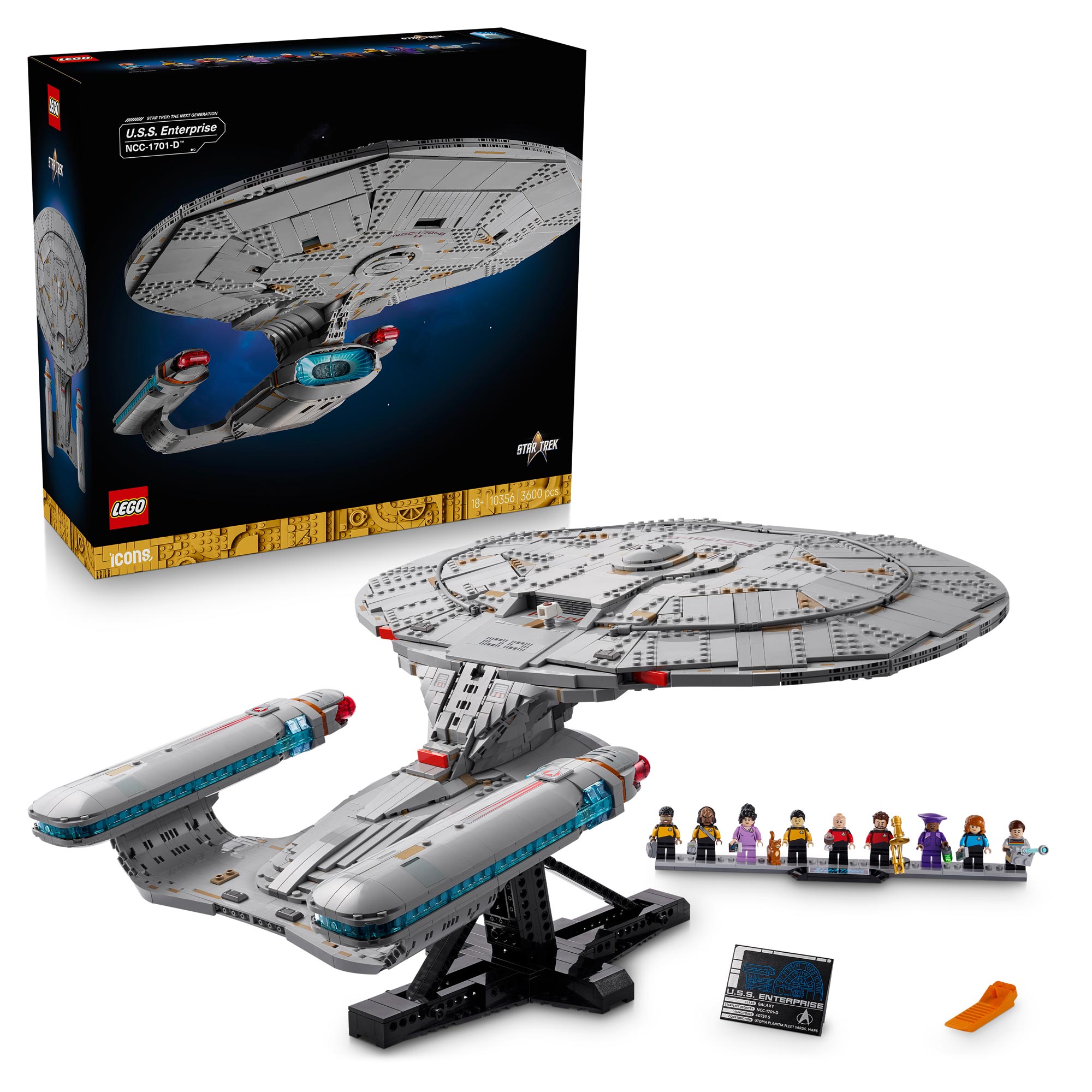 LEGO Icons Star Trek: U.S.S. Enterprise NCC-1701-D (10356)