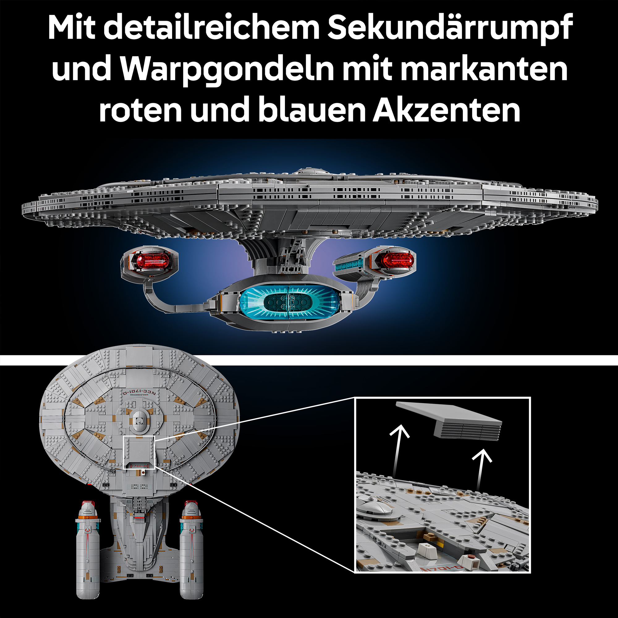 LEGO Icons Star Trek: U.S.S. Enterprise NCC-1701-D (10356)