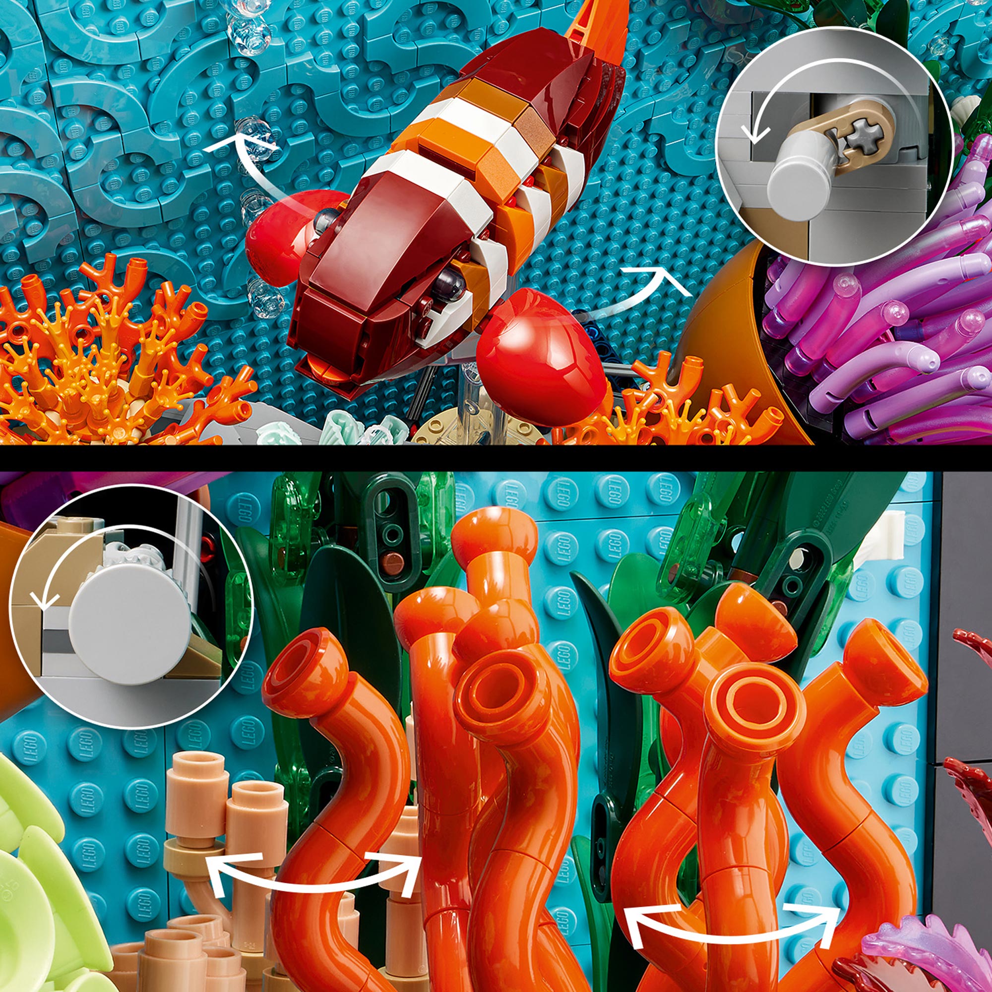 LEGO Icons - Tropisches Aquarium (10366)