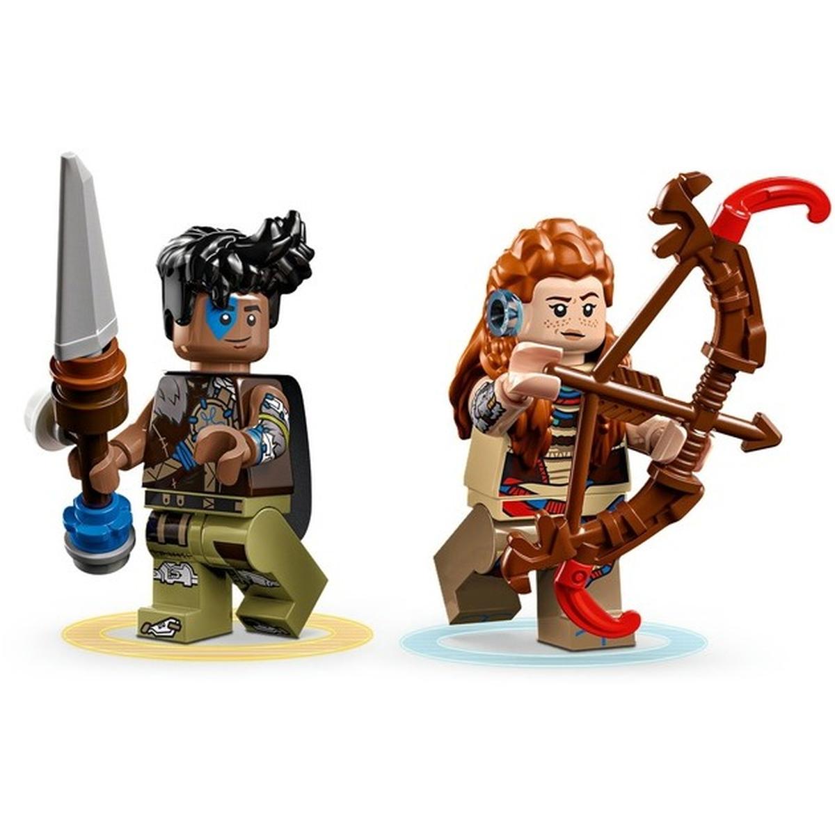 LEGO Horizon Adventures - Aloy und Varl vs. Panzerwanderer und Sägezahn (77037)