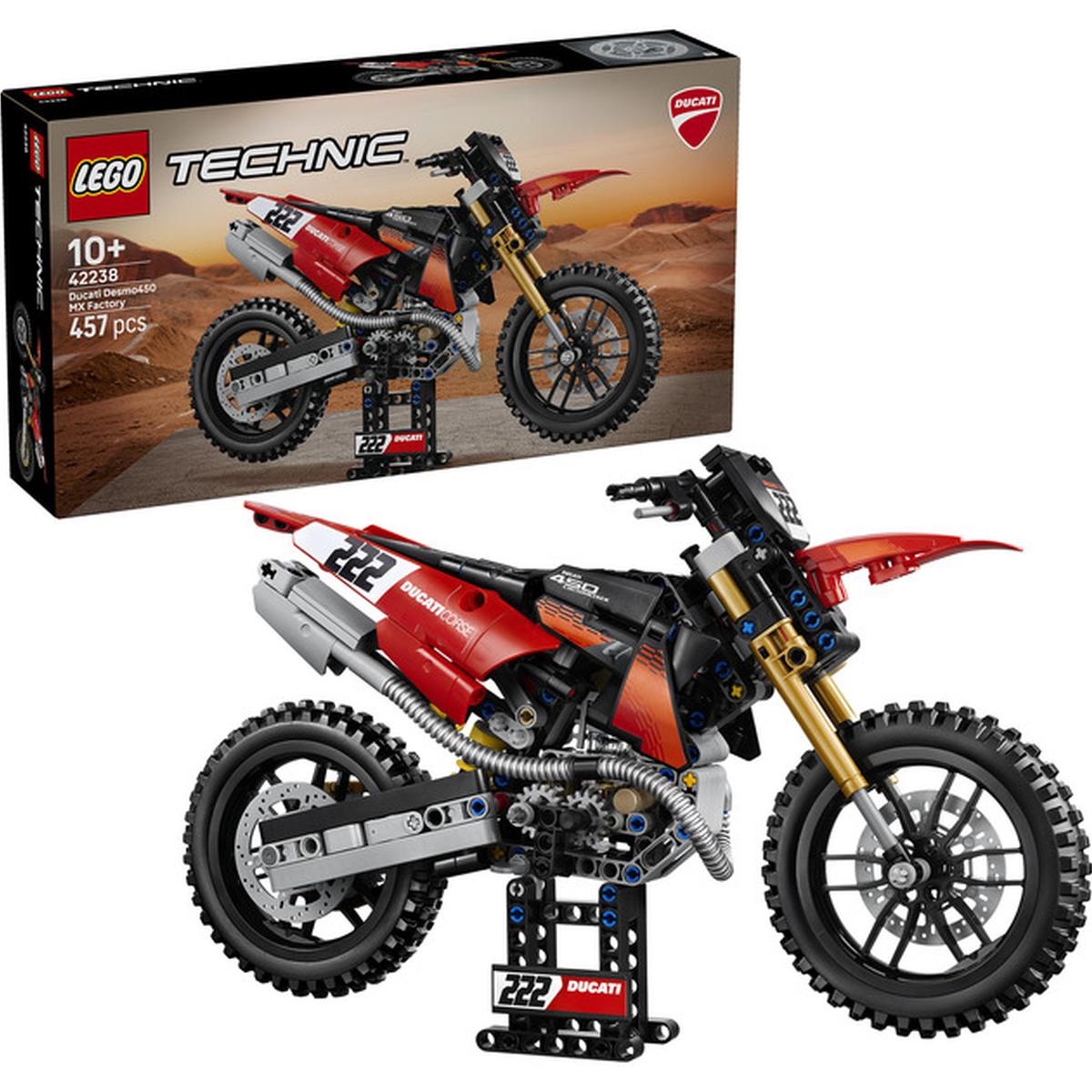 LEGO Technic - Ducati Desmo450 MX Factory Motorrad (42238)
