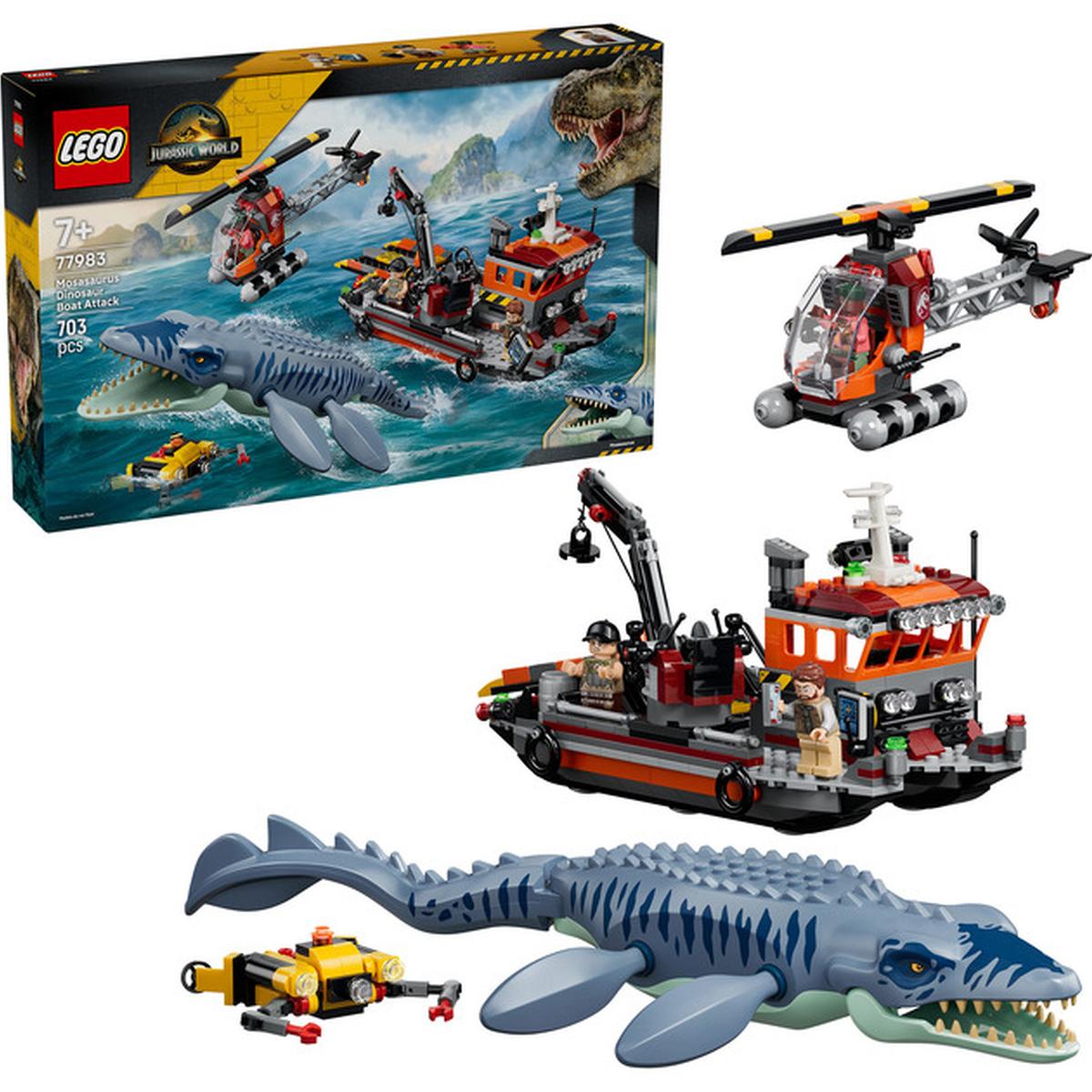 LEGO Jurassic World - Mosasaurier-Angriff auf das Boot (77983)