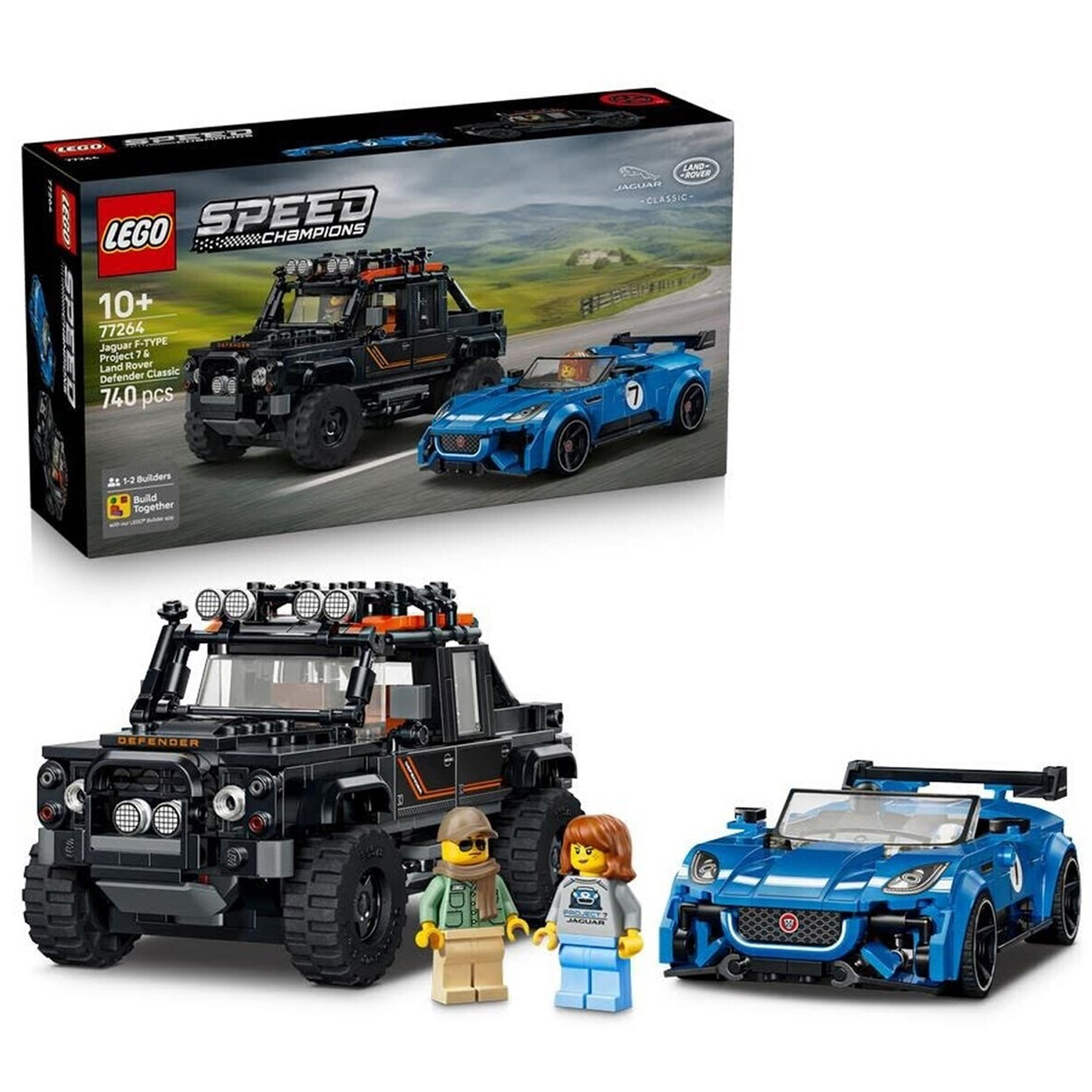 LEGO Speed Champions - Jaguar Project 7 und Land Rover Defender (77264)
