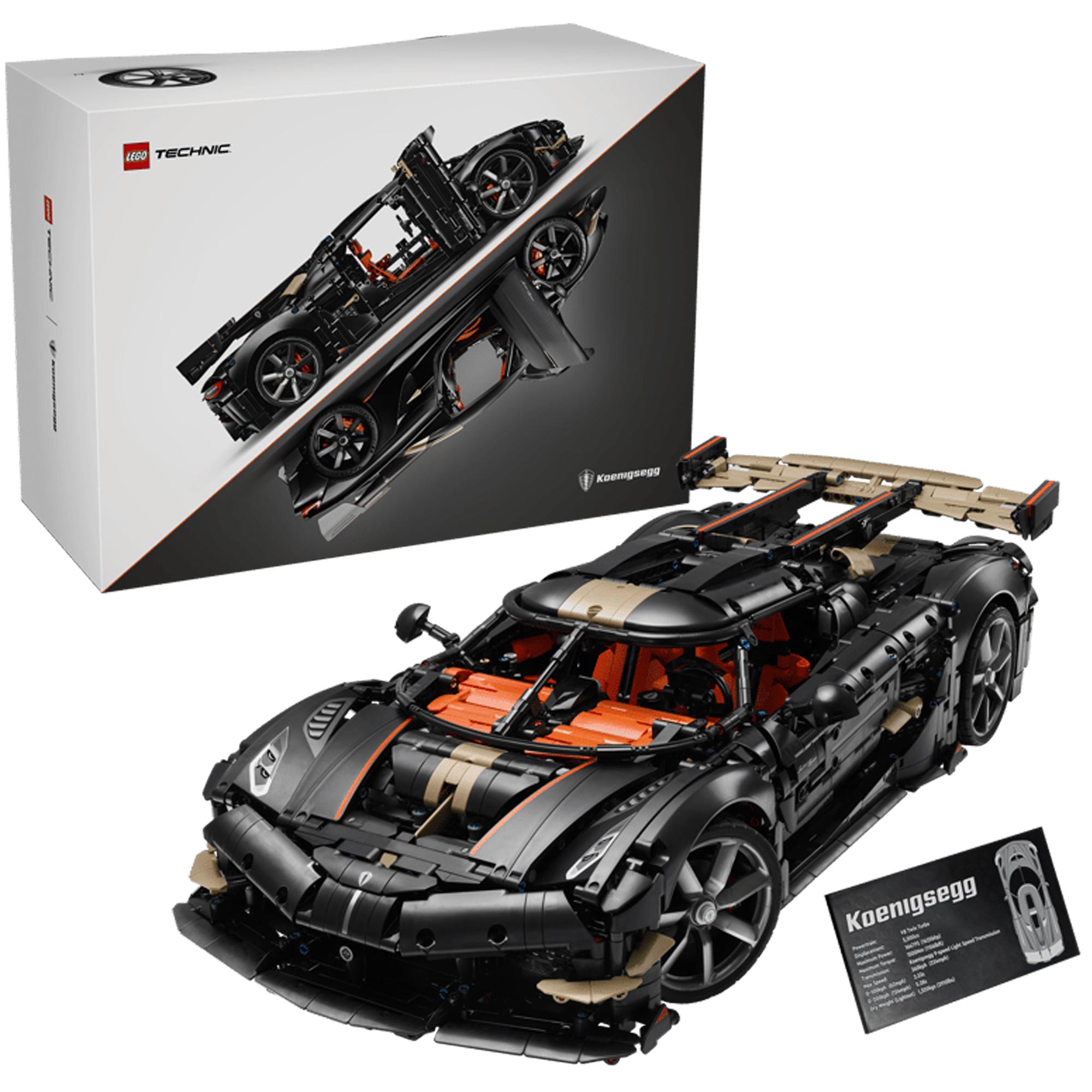 LEGO Technic - Koenigsegg Sadair's Spear Hypercar (42232)