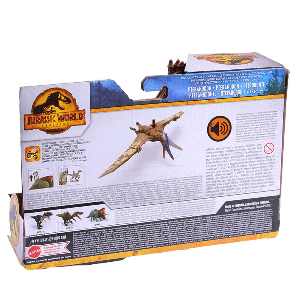 Mattel Jurassic World Roar Strikers Pteranodon (HDX42)