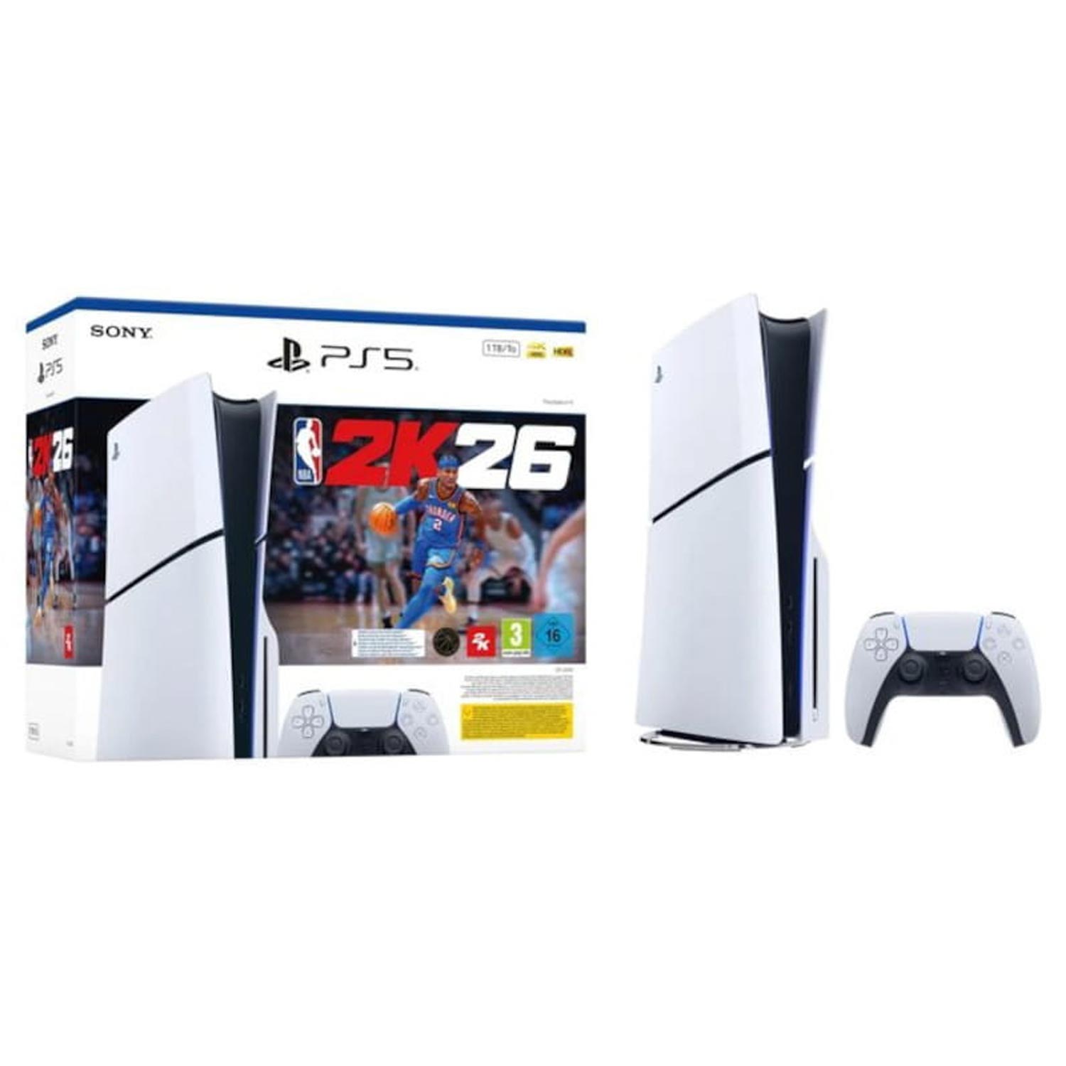 PlayStation 5 Slim Konsole NBA 2K26 Bundle