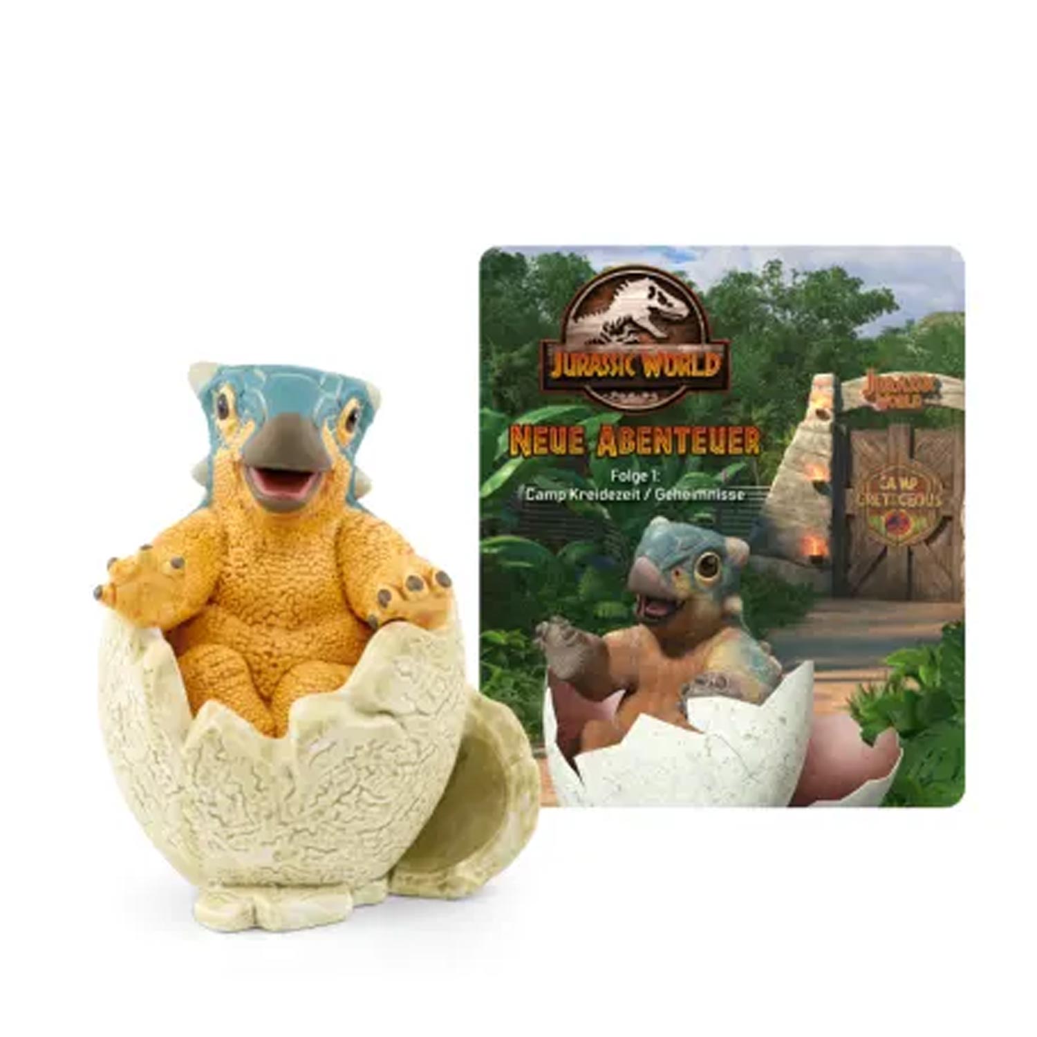 Tonies Jurassic World: Neue Abenteuer - Folge 1: Camp Kreidezeit / Geheimnisse