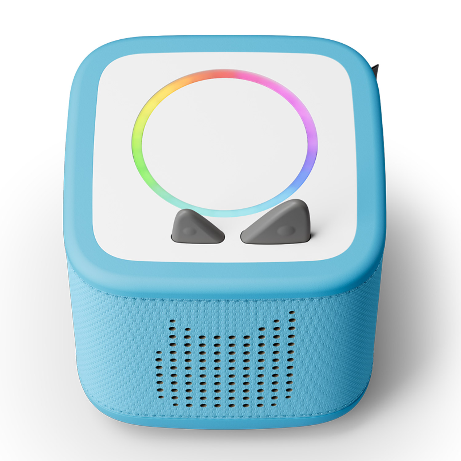 Tonies Toniebox 2 Himmelblau Starter Set Kreativ-Tonie Rot