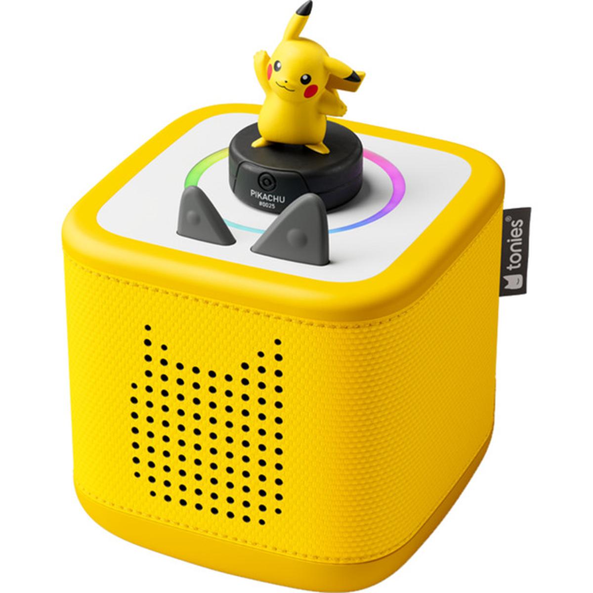 tonies Toniebox 2 Starter Set mit Pokémon Hörfigur Pikachu gelb