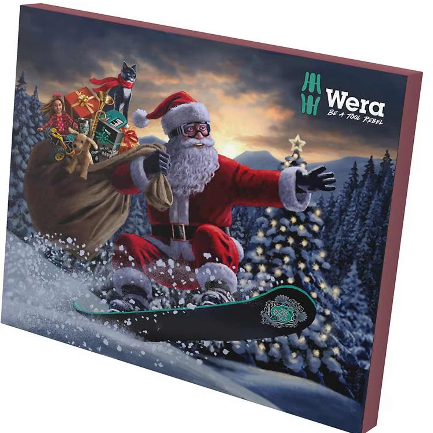 Wera 05136609001 Adventskalender 2024 25-teilig