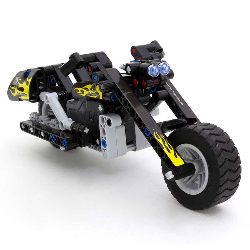 Teknotoys Active Bricks Pullback Motorrad