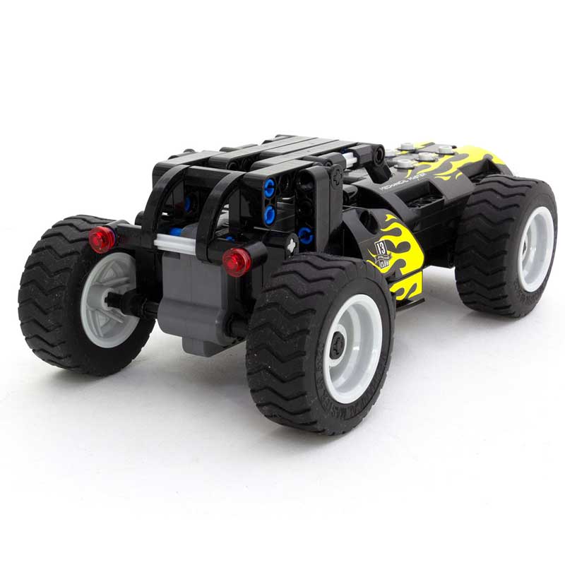 Teknotoys Active Bricks Pullback Off-Road gelb