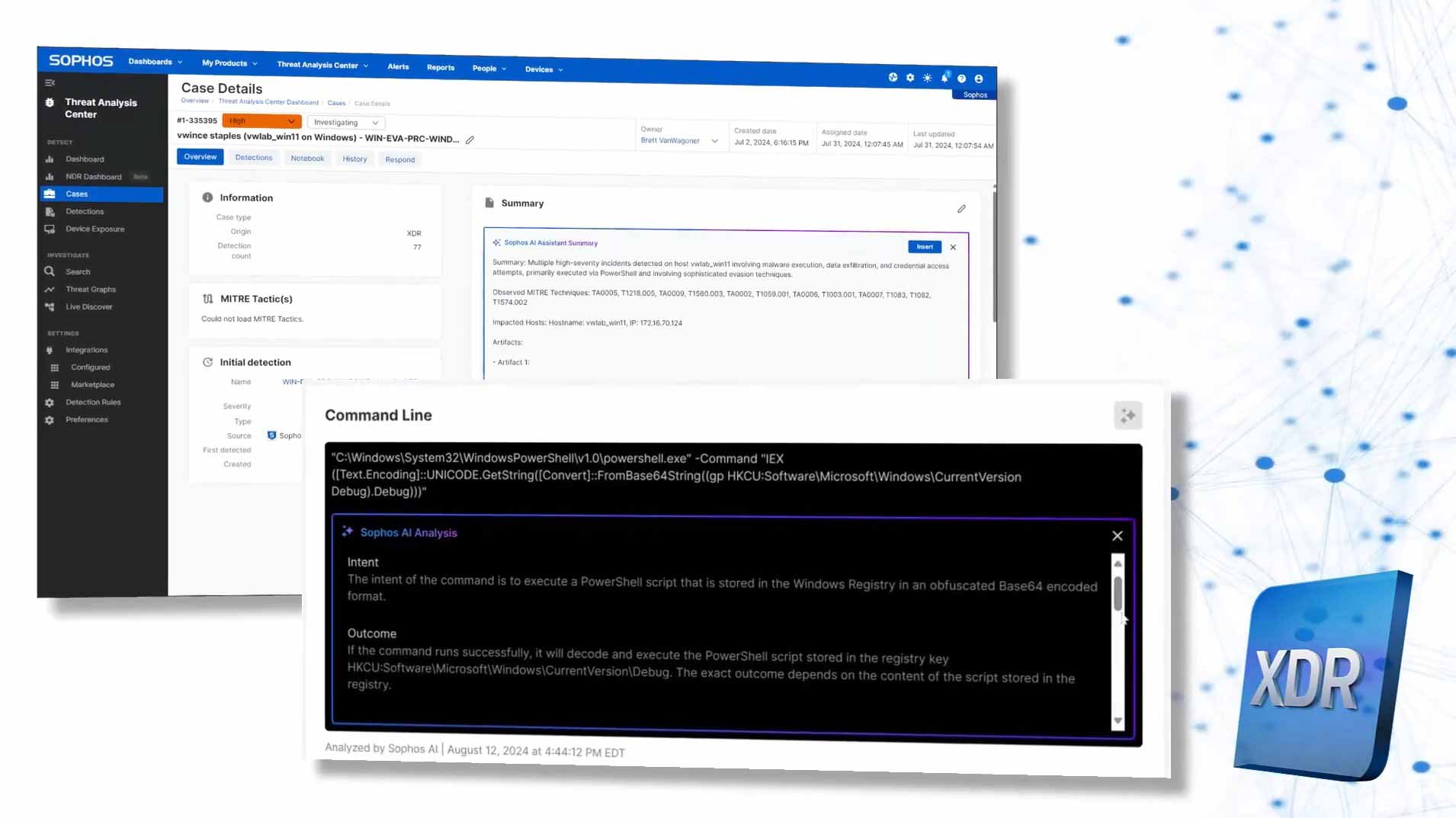 Sophos Central Intercept X Advanced with XDR - 10-24 users - 1 Monat